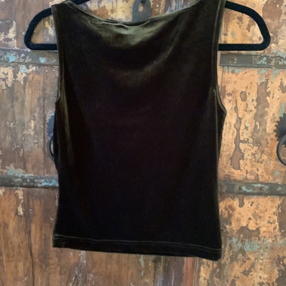 Velvety Dark Green Top - Picture 3 of 3